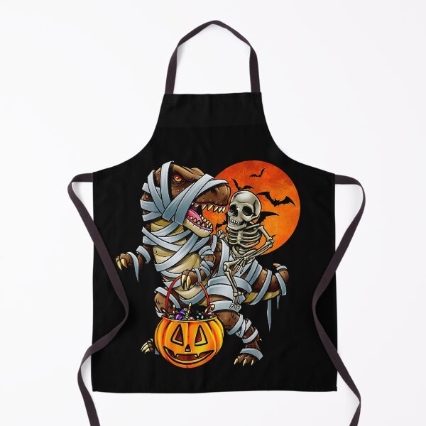 Item preview, Skeleton Dinosaur Halloween Mummy Pumpkin For Boys Kids designed and sold by HumbleShirt.