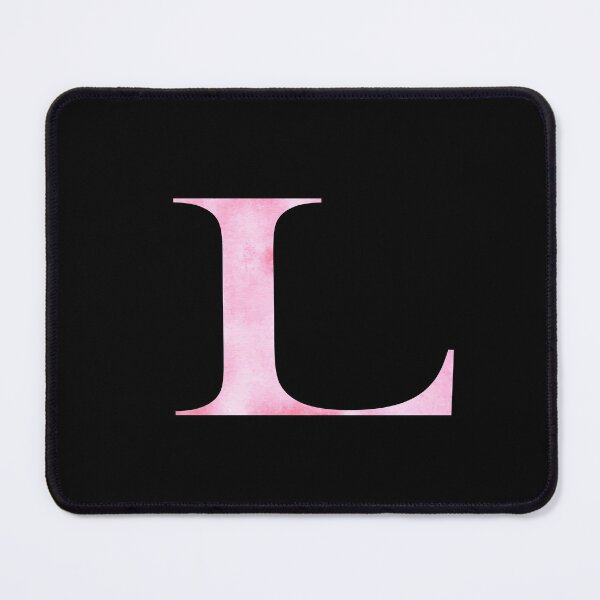 Item preview, Watercolor Monogram Pink Letter L designed and sold by NECHSTORE.