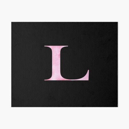 Watercolor Monogram Pink Letter I Sticker for Sale by nocap82