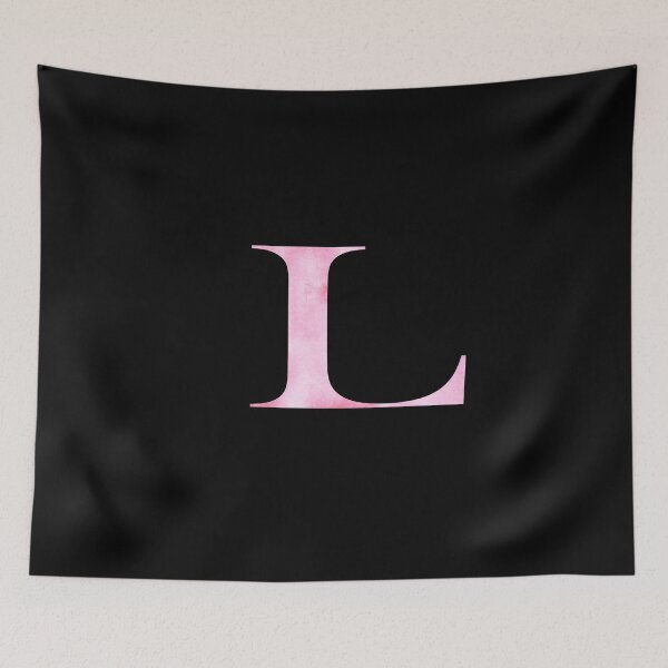 Item preview, Watercolor Monogram Pink Letter L designed and sold by NECHSTORE.