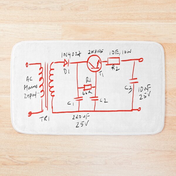 Item preview, Rectifier and filter electronic circuit designed and sold by EngineersArt.