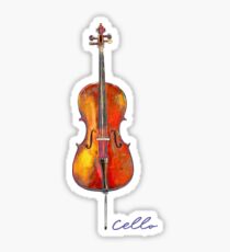 Cello Sticker