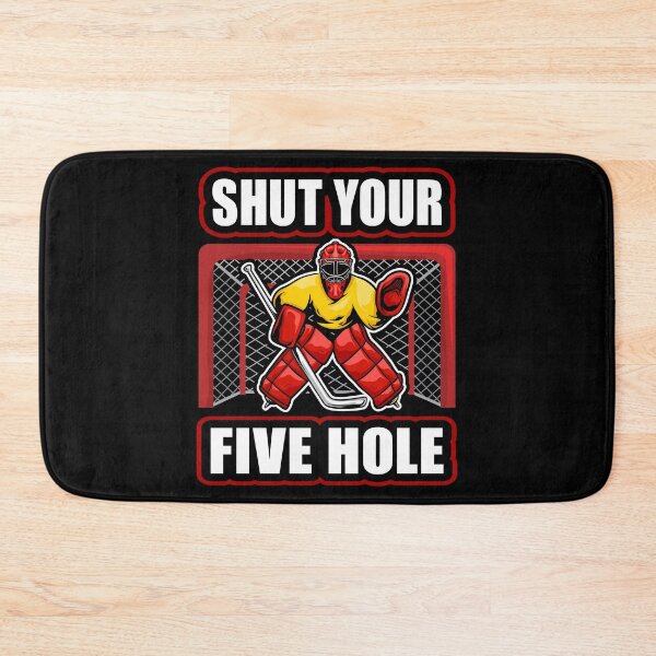 Item preview, Shut Your Five Hole Funny Ice Hockey Goalie, Ice Hockey Coach Player Goalkeeper designed and sold by Merchking1.
