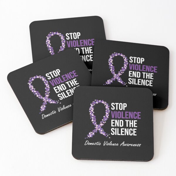 Item preview, Family Domestic Violence Awareness Purple Ribbon designed and sold by LorineWei.