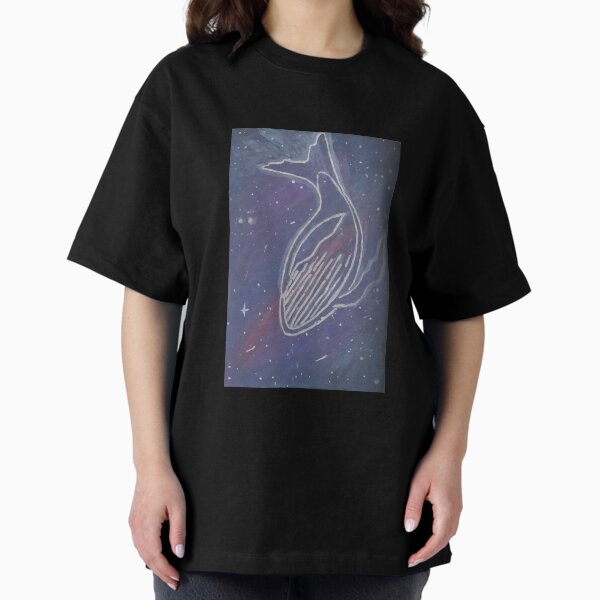 Space Whale Oversized T-Shirt