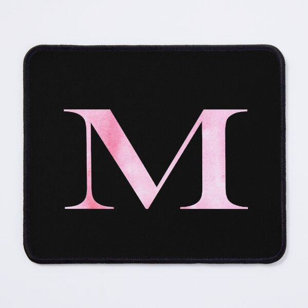Item preview, Watercolor Monogram Pink Letter M designed and sold by NECHSTORE.