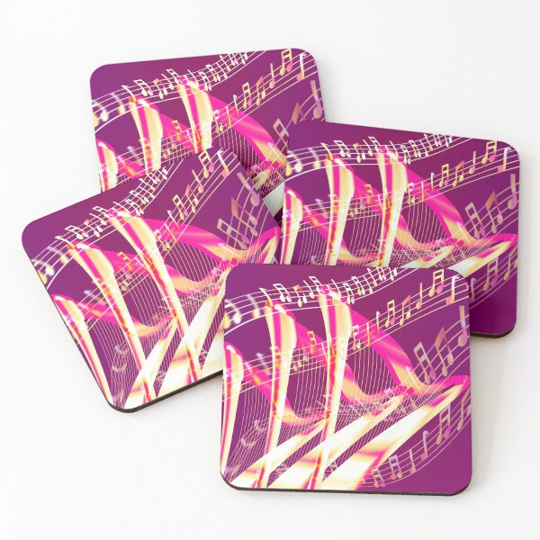 Item preview, Bright gold and fuchsia harps designed and sold by Only1helen.