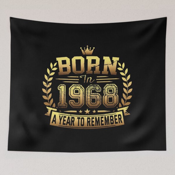 Item preview, Legendary Since 1968 Birth Year Born in Blessed Birthday A Year To Remember designed and sold by Merchking1.