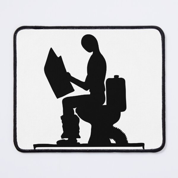 Item preview, Man is reading in the restroom designed and sold by Shoshina.