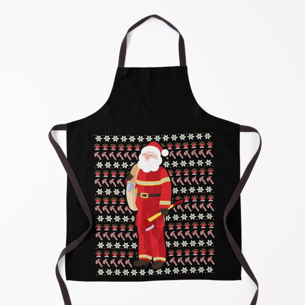 Item preview, Cute Firefighter Ugly Christmas Xmas Fireman Santa Claus designed and sold by Merchking1.