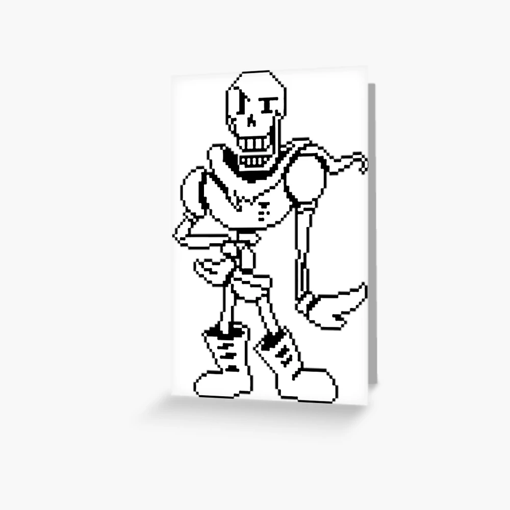 Undertale Sans Pixel Art Greeting Card for Sale by Pixel-Perfect