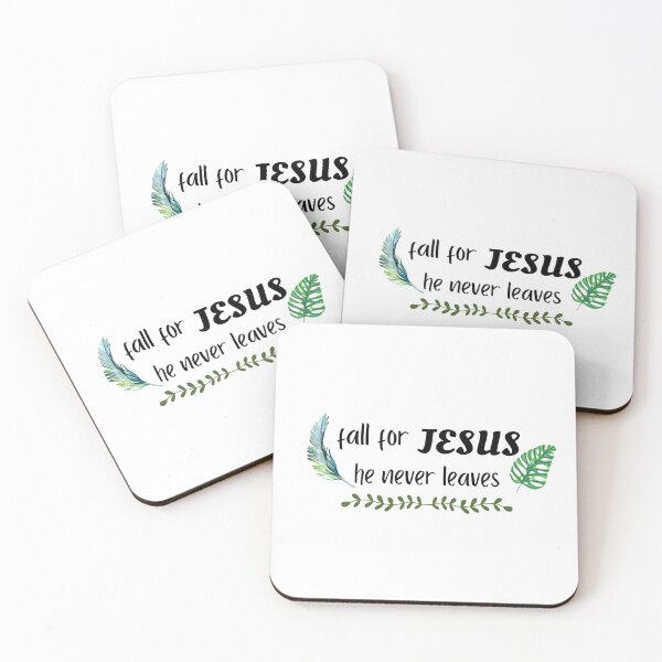 Item preview, Fall For Jesus He Never Leaves designed and sold by redsh2564.
