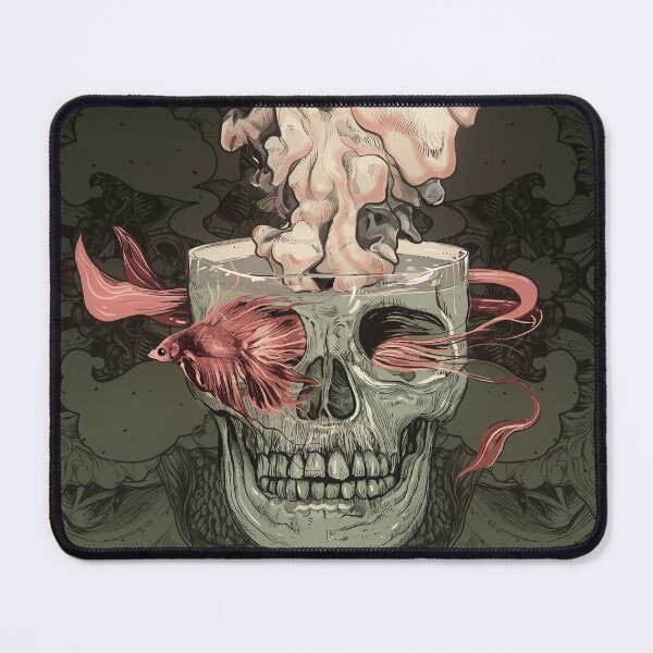 Item preview, Skull and Red Fish designed and sold by fakeface.