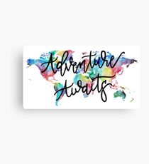 Adventure Awaits Canvas Print