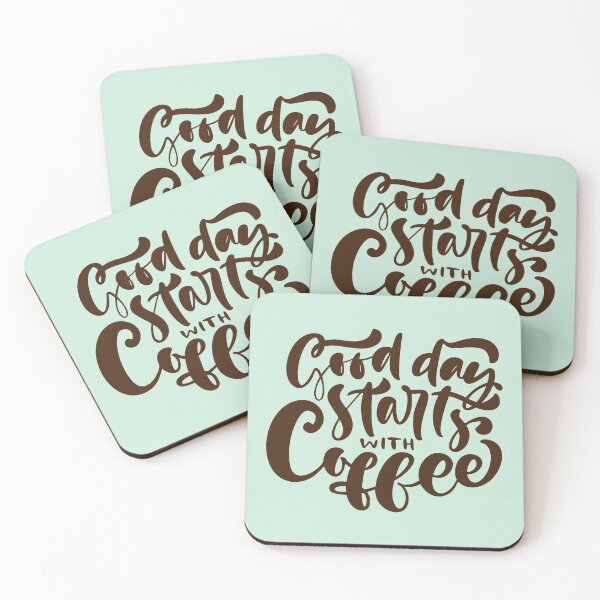 Item preview, Good day starts with COFFEE designed and sold by VerasCreations.