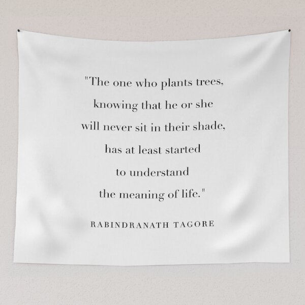 Item preview, Rabindranath Tagore Quote designed and sold by wisemagpie.