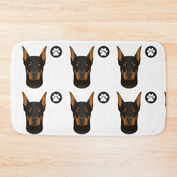 Artikelvorschau, Dobermann-Pinscher-Hundemuster entworfen und verkauft von Maful.
