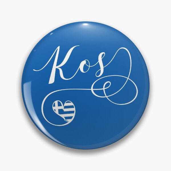 Item preview, Kos Heart In Flag, Greece, I Love Kos, Cos designed and sold by Celticana.