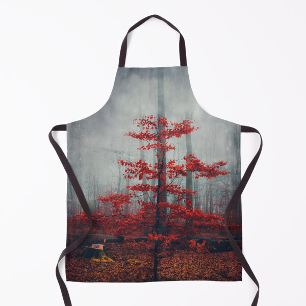 Item preview, Wonder Tree - Small Beech Tree with Red Fall Foliage designed and sold by Dyrk Wyst Redbubble Shop.