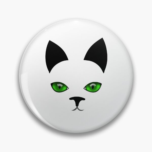 Item preview, Cat face with green eyes designed and sold by KheinJohn.