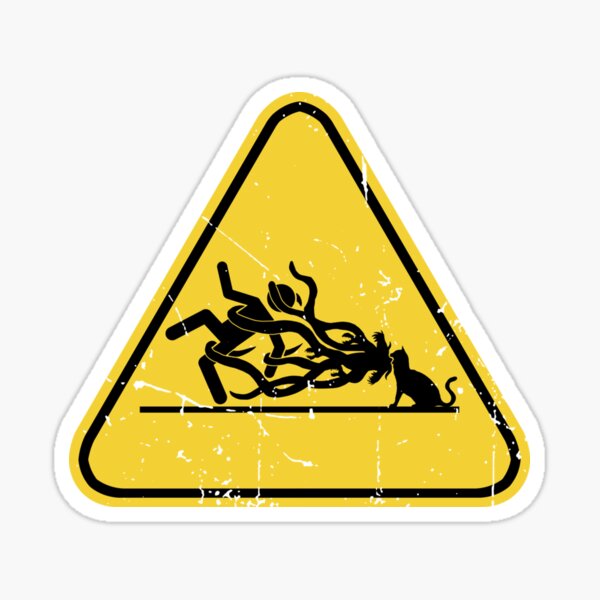 Flerken Hazard Sticker Sticker