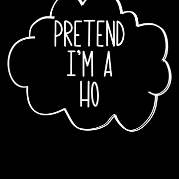 Vorschaubild zum Design Pretend I'm A Ho Lazy Halloween Costume Pretend Ho Gear von DynamicDesign