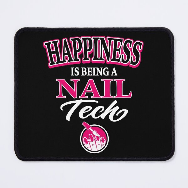 Item preview, Nail Tech Nail Art Artist  Happiness is Being a Nail Tech Manicure Polish designed and sold by Merchking1.