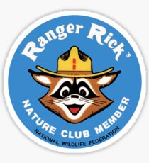 Ranger Ricks Natur-Verein-Weinlese-Mitglieds-Abzeichen Sticker
