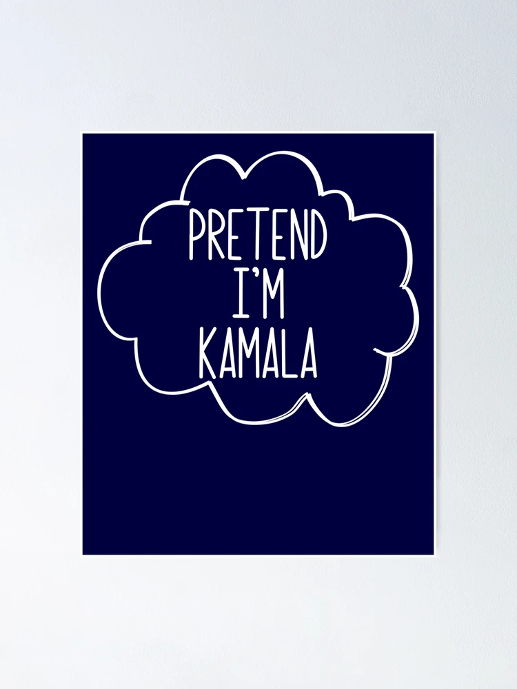 Thumbnail 1 von 3, Poster, Pretend I'm Kamala Lazy Halloween Kamala Costume Gear designt und verkauft von DynamicDesign.