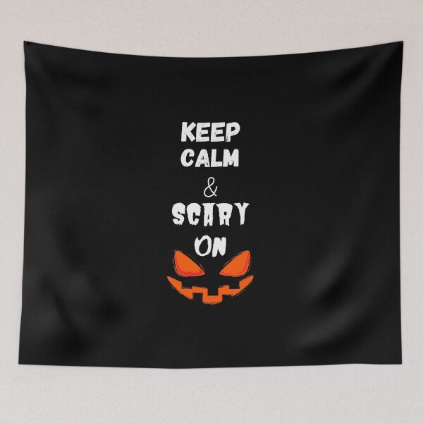 Item preview, Keep Calm & Scary On - Halloween Funny Quote designed and sold by CreativeMansion.