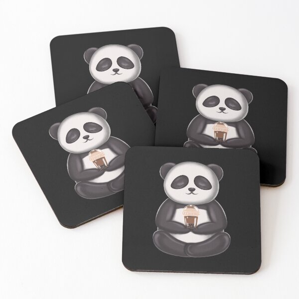 Item preview, Funny Yoga Boba Panda designed and sold by Luan Huynh.