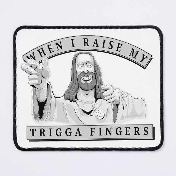 Item preview, Original Junglist - When I Raise My Trigga Fingers ( Cool Jesus Edit ) designed and sold by WULFLAND ARTS.