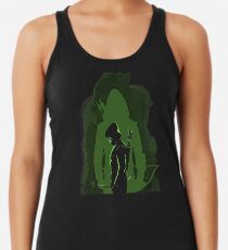 Green shadow Racerback Tank Top