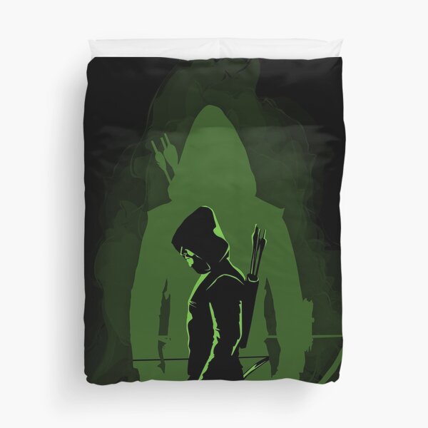 Green shadow Duvet Cover