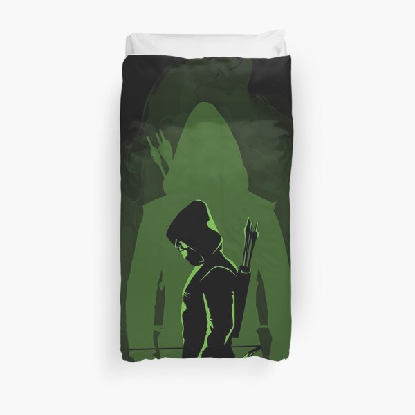 Green shadow Duvet Cover