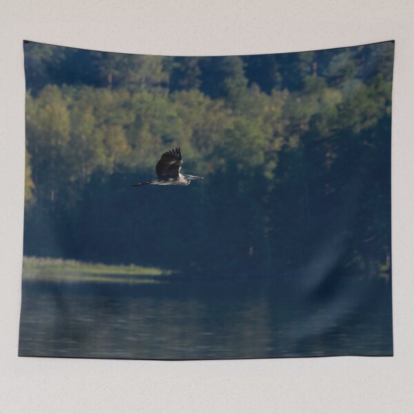 Item preview, Early morning lights. Grey Heron designed and sold by Jouko Lehto Photography.