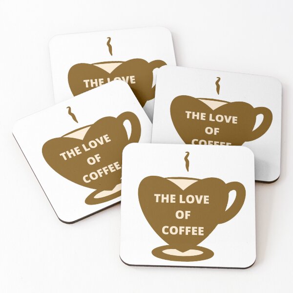 Item preview, The Love Of Coffee Heart Shaped Coffee Mug Digital Art designed and sold by PrintHatcher.