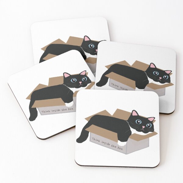 Item preview, Black cat in the box designed and sold by Dearlinh.