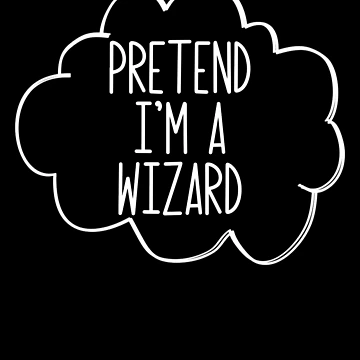Vorschaubild zum Design Pretend I'm A Wizard Lazy Halloween Costume Pretend Wizard Gear von DynamicDesign