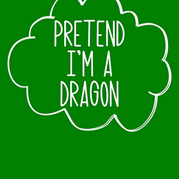 Vorschaubild zum Design Pretend I'm A Dragon Lazy Halloween Costume Pretend Dragon Gear von DynamicDesign