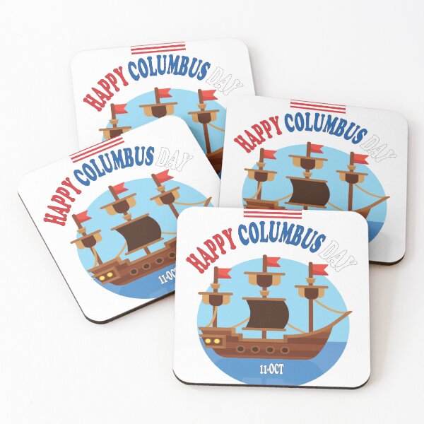 Item preview, HAPPY COLUMBUS DAY designed and sold by Hernandez shop.