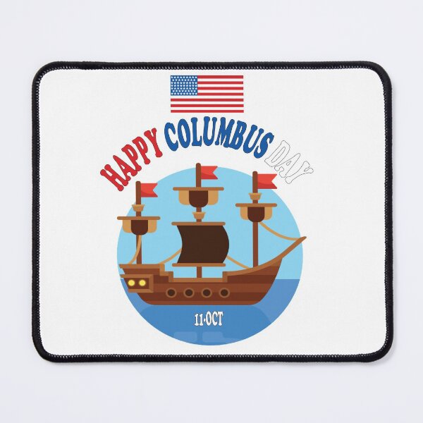 Item preview, HAPPY COLUMBUS DAY designed and sold by Hernandez shop.