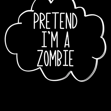 Vorschaubild zum Design Pretend I'm A Zombie Lazy Halloween Costume Pretend Zombie Gear von DynamicDesign
