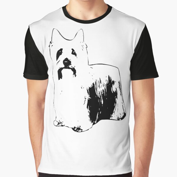 Australian Silky Terrier Abstract Graphic T-Shirt