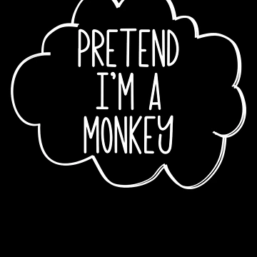 Vorschaubild zum Design Pretend I'm A Monkey Halloween Costume Pretend Monkey Gear von DynamicDesign