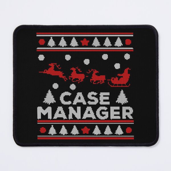 Item preview, Perfect Presents Critical thinking Case Manager Merry Christmas ugly christmas designed and sold by Merchking1.