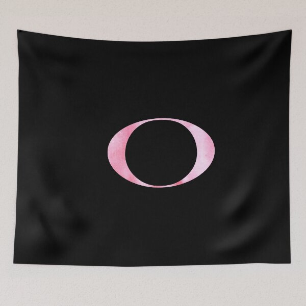 Item preview, Watercolor Monogram Pink Letter O designed and sold by NECHSTORE.