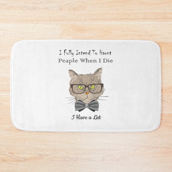 Item preview, funny cat i fully intend to haunt people when i die 2021 design designed and sold by Designseller1.