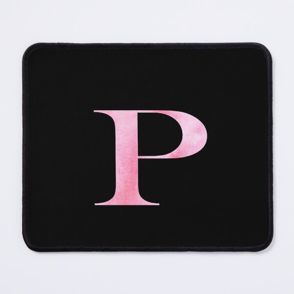 Item preview, Watercolor Monogram Pink Letter P designed and sold by NECHSTORE.