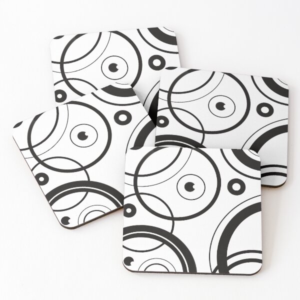 Item preview, Circle mixing black and white simple art designed and sold by chineiyuu.